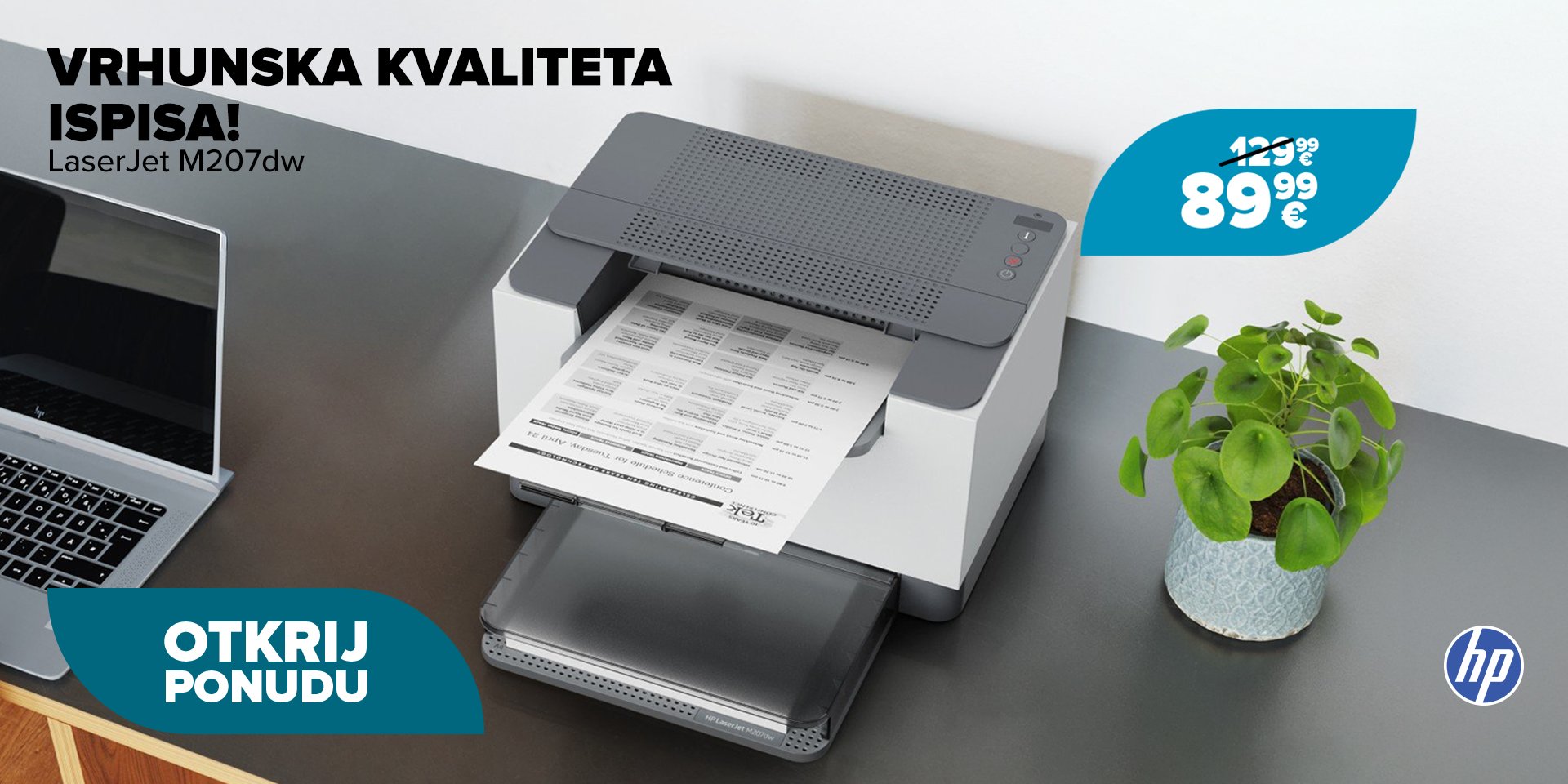 Laser Jet  printer na akciji 